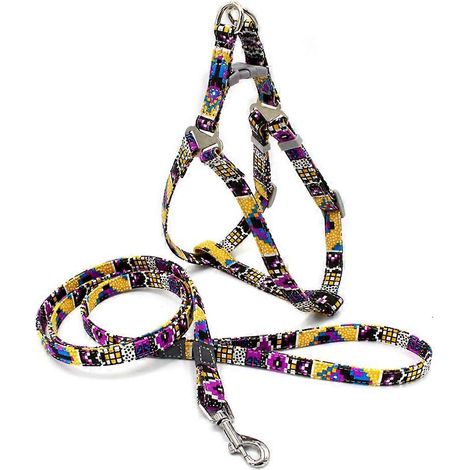 Sangle de poitrine pour animaux de compagnie - Gilet d'été respirant - Sangle de poitrine pour chien - Corde pour chiens de petite et moyenne taille - Style 4-M (1/5)