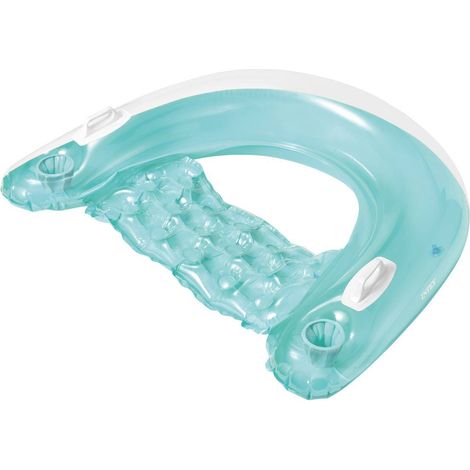 Sedia da piscina semi sommersa - Blu - Intex