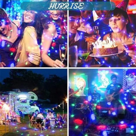 Ampoule Boule Disco - LED RGB Rotative 6 W - E27 - Éclairage Festif et Décoratif - 1 Pièce (1/5)
