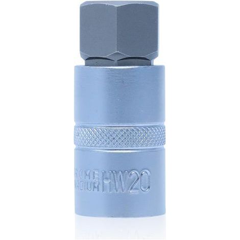 1 Douille Hexagonale 1/2", 20 mm, Acier CR-V S2, Pour Clé à Choc, Bricolage (1/5)