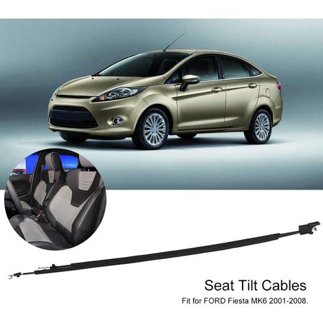 Câbles d'inclinaison de siège auto pour FORD Fiesta MK6 2001-2008, siège passager noir, côté droit/gauche. (1/5)