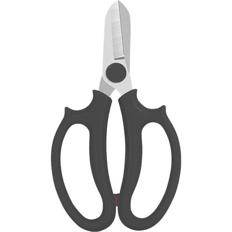 Ciseaux De Jardinage - Lame En Acier Inoxydable - Pour Taille De Branches Et Feuilles - Ergonomiques Avec Prise Antidérapante - 1 Pièce (1/5)