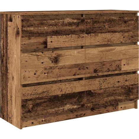 Maison Exclusive - Credenza Legno Antico 100x35x76 cm in Legno Multistrato