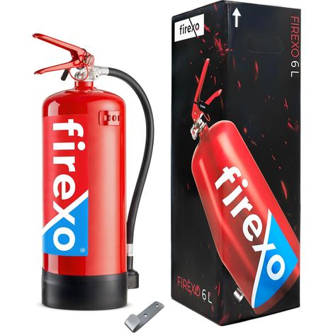Extincteur (6 Liter) - Extincteur maison tous feux, Batterie lithium, Bureau, Cuisine, Voiture, Travail, Restaurant, Bateau - Fire extinguisher for all fires (1/5)