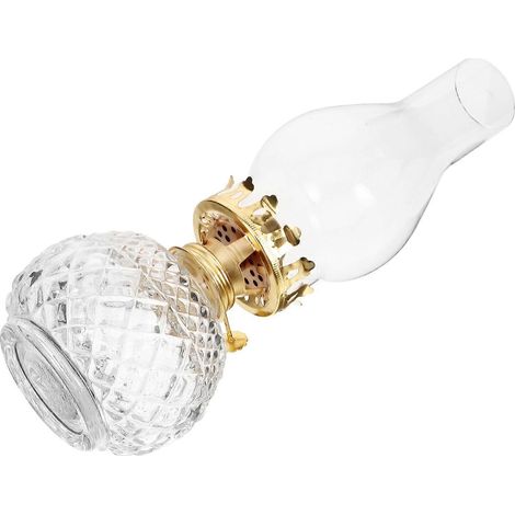 Lampe à pétrole en verre lampe à huile vintage pour la décoration intérieure (1/5)