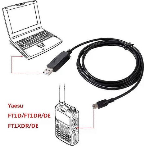 Câble de programmation USB FTDI pour GPS Yaesu FT1D, FT1DR, FT1DE, FT1XDR, FT1XDE SCU-19-JXLGV (1/4)
