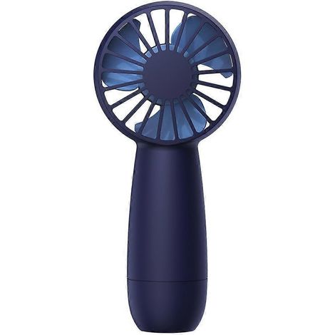 Ventilateur portable silencieux et puissant, rechargeable par USB, 3 vitesses, avec cordon, peut également servir de petit ventilateur de bureau. Batterie 4800 mAh. (1/5)