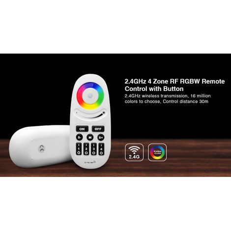 MILIGHT FUT095 2.4 GHz RGBW Touchscreen and Button Remote Control