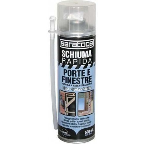 SCHIUMA PER MONTAGGIO PORTE E FINESTRE RAPIDO 500ML
