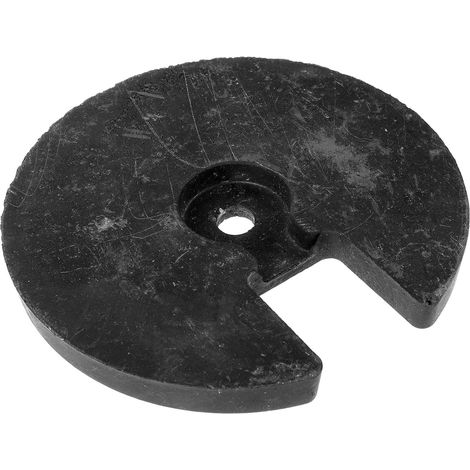 Tofficu Pied de Lampe Plate et Trous pour Câble en Plastique Noir (1/5)