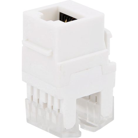 Lot de 3 modules à 180° Catégorie 6 non blindés, connecteur d'information pour réseaux 10 Gigabit. (1/5)