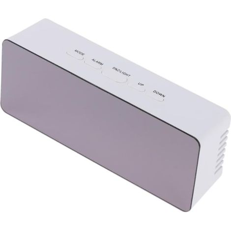 Alipis Réveil Miroir LED Multifonction Écran à Grands Chiffres (1/5)