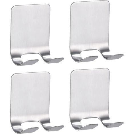 Support Rasoir Salle De Bain - Acier Inoxydable 304 - Adhésif Étanche Haute Résistance - Pour Surface Lisse - 4 Pièces (1/5)