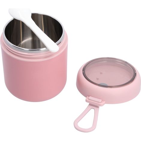 Isolierte Lunchbox (530 ml) mit Edelstahllöffel und Deckel, tragbarer und isolierter Vakuum-Suppenbecher (1/5)
