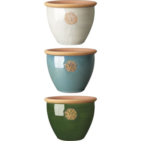 Pflanztopf Aroundo Farbmix L x 33 B x 33 H x 27