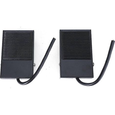 Interrupteur au pied TFS-1 avec interrupteur d'alimentation à réarmement automatique et câble (24 cm, 250 V, 10 A) (1/4)