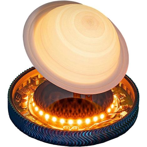 Lampe Lune Magnétique en Lévitation - Lampe de Table à Ampoule Lévitante Rotative - Décoration Bureau/Maison - Cadeau - Prise UE (1/5)