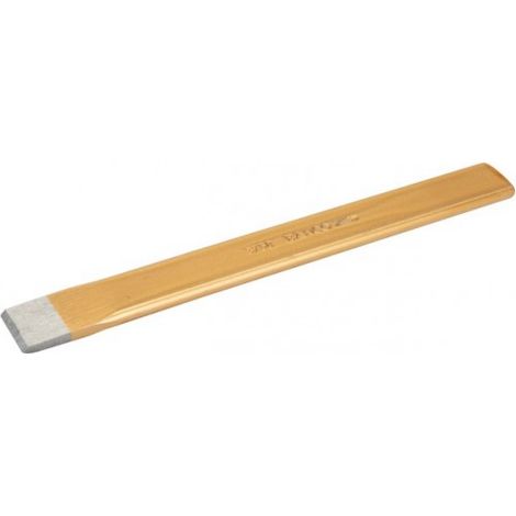 BAHCO - Burin à coupe de 26 x 7 mm avec corps plat ovale et finition verni cuivré, 235mm