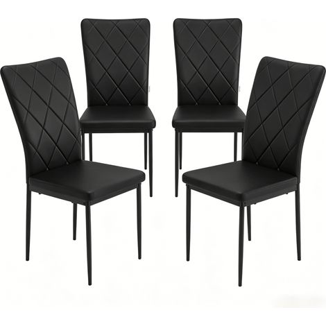 Chaises de bureau moelleuses, élégantes chaises de cuisine, chaises de salle à manger, chaises de salon, chaises de réception, chaises de salle d’attente (4 pièces uniquement) (1/5)