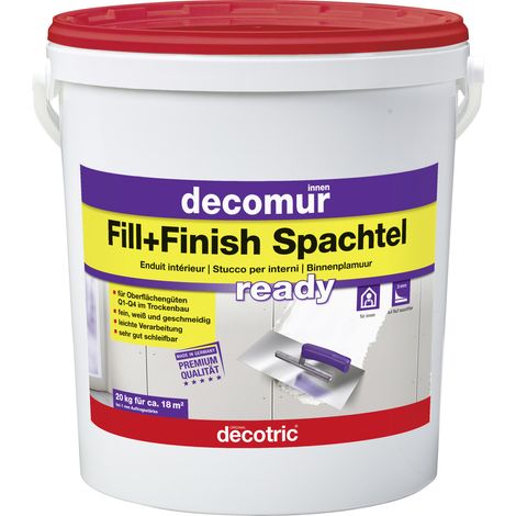 Decotric Decomur Fill+Finish Spachtel ready 20 kg Spachtelmassen