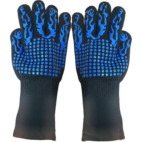 Gants de barbecue et de cuisine antidérapants et résistants à la chaleur, certifiés EN407 (1/5)