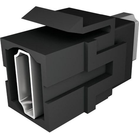 BACHMANN HDMI Keystone Modul Buchse schwarz, 918.041