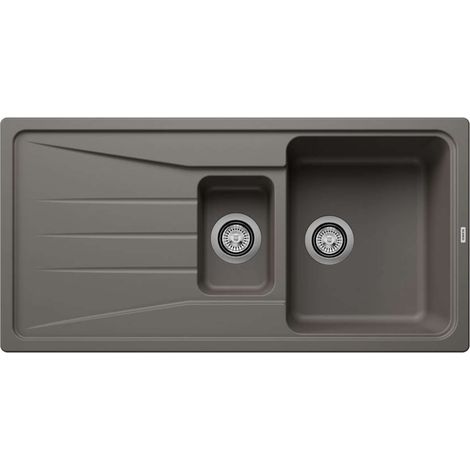 Blanco Sona 6 - Évier en Silgranit, 100x50 cm, gris 527337 (1/2)