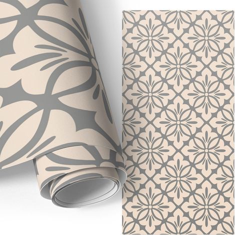 Klebefolie für Möbel - Möbelfolie - Selbstklebefolie - Küche folieren - Schrank folieren - Tischfolie - Blumenmuster 50x100 cm