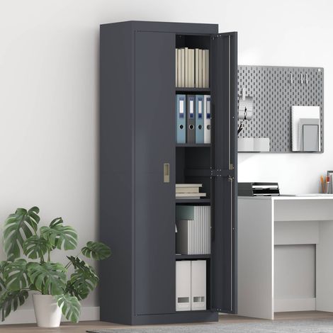 Storage Cabinet Anthracite 60 x 40 x180 cm Steel vidaXL