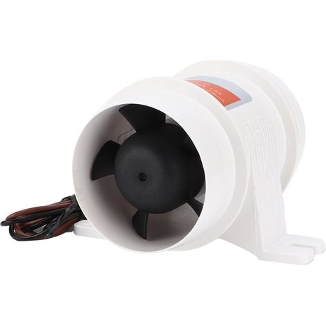 Ventilateur en ligne DC étanche pour compartiment moteur, cuisine, tuyau de ventilation diamètre intérieur 7,6 cm, accessoire yacht (1/5)