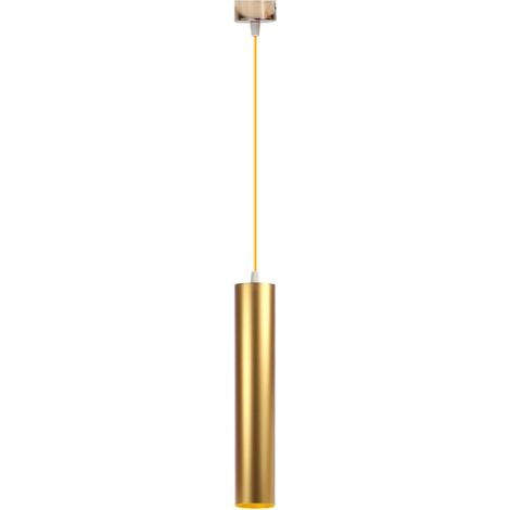 IluminaShop - Lampara de Techo Colgante Paipu Dorado 1XGU10