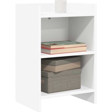 Maison Exclusive - Comodini Bianco 40 x 30 x 60 cm Legno ingegnerizzato (1/5)