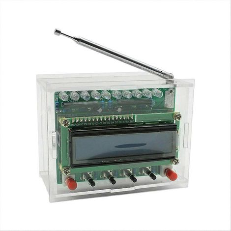FM-Radio-Elektronik-Bausatz zum Schweißen, RDA5807, einstellbare Frequenz 87–108 MHz mit LCD-Display, L (1/5)