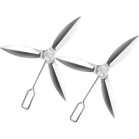 Lot de 2 systèmes de nettoyage à une touche de 56,9 cm compatibles avec les barbecues Weber au charbon/bouilloire, pièces de rechange 7444 (1/5)
