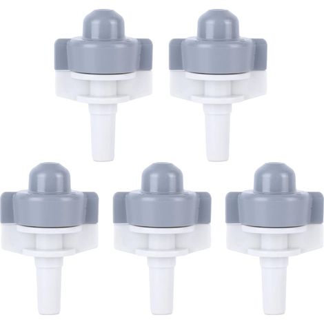 Hose nozzles, 5 pieces lightweight atomizing nozzles for irrigation, spray cooling, high-pressure irrigation, small sprinklers