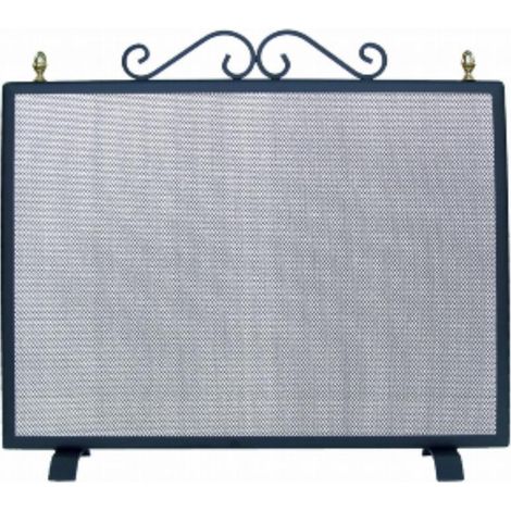 FPLUS salvachispas simple 10401 67x50 cms. , Salvachispa simple de hierro forjado y adornos dorado
Medida. 67x50 cms.