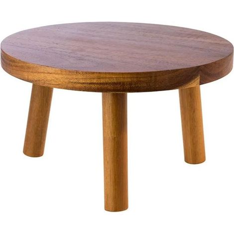 33256 Buffet, bois d'acacia, Ø 25 cm, hauteur 15 cm (1/2)
