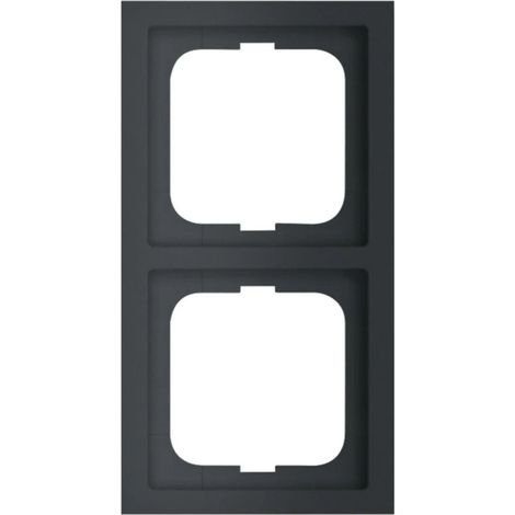 Cadre de finition double Future® linéaire noir mat