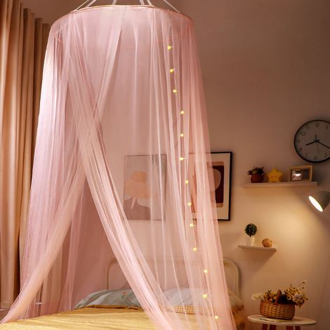 Nouvelle moustiquaire princesse en dôme sans montage, pour lit adulte, voilage de lit épais et renforcé, couleur jade, usage universel. (1/4)