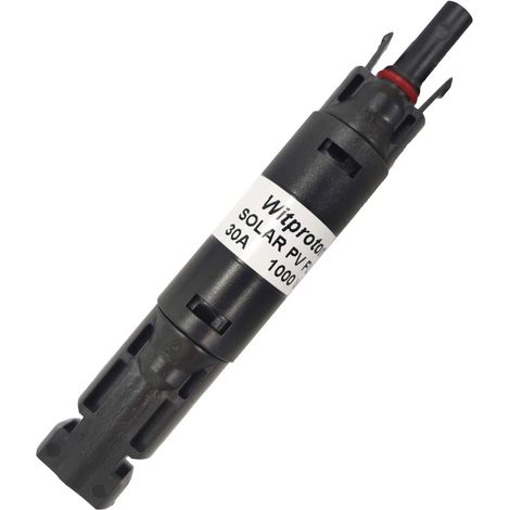 CONECTOR DE PANEL FOTOVOLTAICO FUSIBLE ESTANCO 20A 1000V IP68 (1/5)