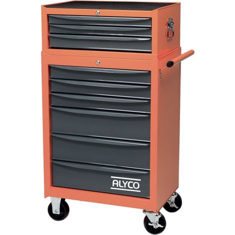 ENSEMBLE CHARIOT 170860+COFFRE 170875 ALYCO ORANGE (1/3)