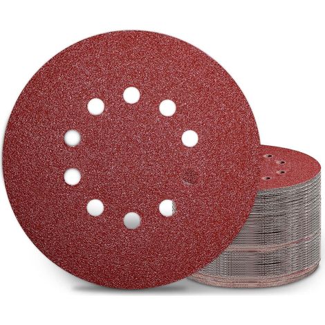 Schleifpapier 225mm Klett P40 10 Loch, 50 Stück für Trockenbauschleifer (1/5)