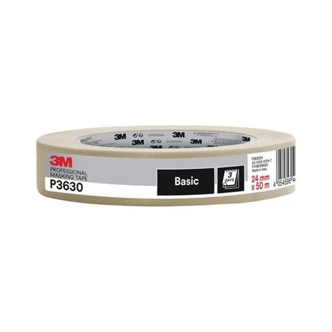 3M Rolle of Kreep Malerband 24 mm x 50 m p3630, mehrfarbig, Einheitsgröße