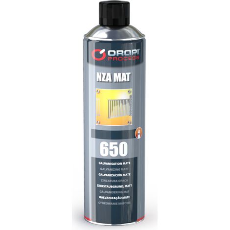 Galvanisation et peintures NZA MAT protection anticorrosion - Aérosol 650 ml - ORAPI - 4650A4