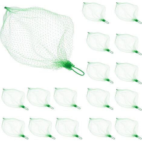 Lot de 100 Petits Paquet à Fruits en Filet de Nylon Réutilisables, Légers et Faciles à Nettoyer, Grosse Capacité pour Courses et Rangement de Légumes (1/5)