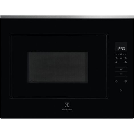 Electrolux – Micro-ondes encastrable 26L 900W – Ouverture électronique – Cuissons automatiques – Plateau tournant 32.5 cm – Niche 45 cm