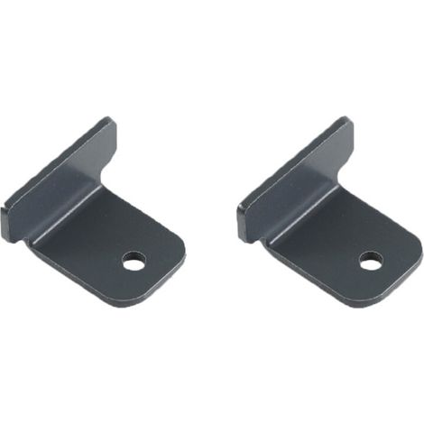 Connettore per Palo Recinzione LARKO - Grigio Antracite RAL 7016 (Confezione da 2)