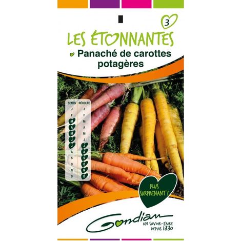 Gondian - Carotte - Panaché de carottes - Les Etonnantes