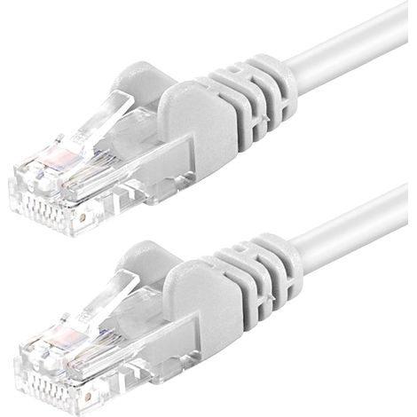 INTELLINET Cavo Patch Categoria 5E non schermato UTP Bianco 0,5 mt (1/5)