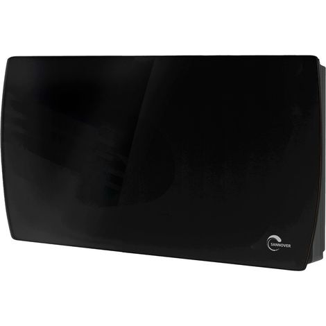 Radiateur Electrique Mural en Verre Sorimo NF 2000 W Noir Sannover (1/3)